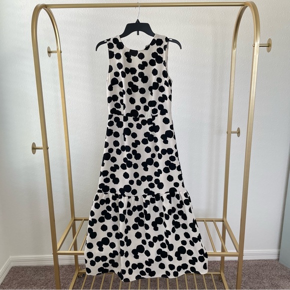 Who What Wear Polka Dot Maxi Dress - Picture 2 of 4